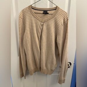 Tommy Hilfiger Beige and Navy Sweater